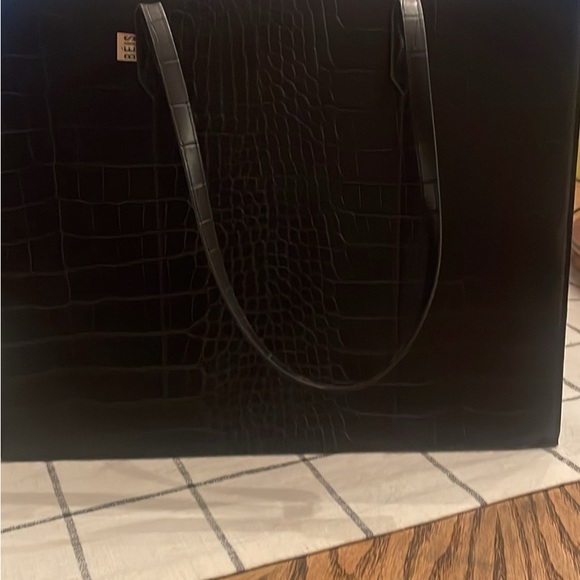 Beis “The Work Tote” in black croc - Picture 3 of 6